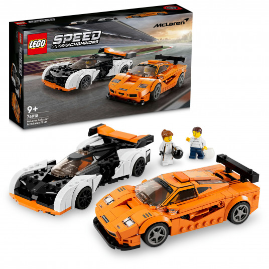 LEGO® 76918 SPEED CHAMPIONS McLaren Solus GT ja McLaren F1 LM