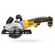 DEWALT DCS571NT-XJ Kannettava pyörösaha 115 mm 18V T-STAK musta, keltainen