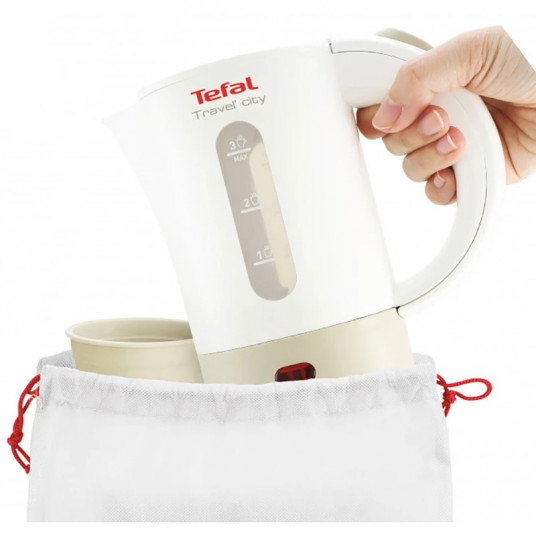 TEFAL Vedenkeitin KO120130 Sähkö, 650 W, 0,5 L, Muovi, Valkoinen