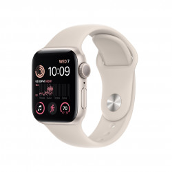 Älykello Apple Watch SE GPS + Cellular 44mm Starlight Aluminium Case with Starlight Sport Band - 2nd Gen MNPT3UL/A