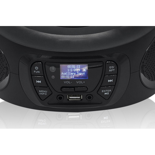 Digitaalinen CD-soitin Roadstar CDR-375D BK