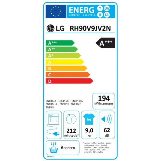 Kuivain LG RH90V9JV2N