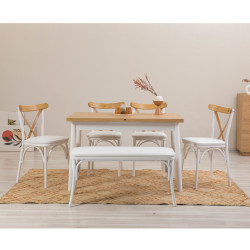 Ruokapöytä ja tuolit Hanah Home OLV-AC-TK4