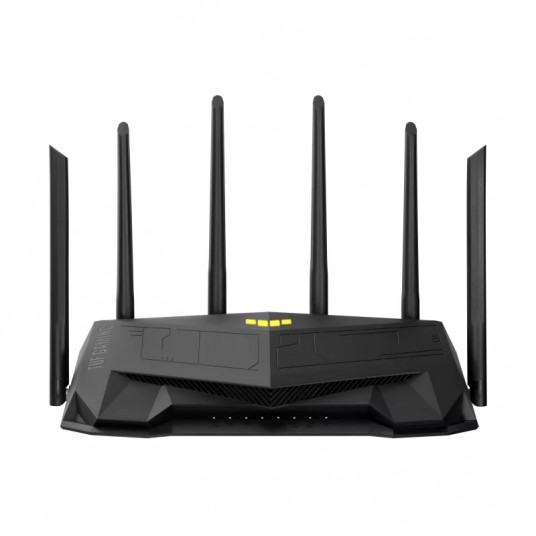 Asus Dual Band WiFi6 Gigabit Router TUF Gaming AX6000 802.11ax, 1148+4804 Mbit/s, 10/100/1000 Mbit/s, Ethernet LAN (RJ-45) portit 5, Antennityyppi Ulkoinen