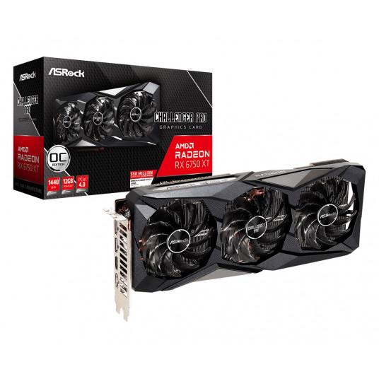 Kartagrafiikka Asrock Rad RX 6750XT Challenger Pro12 OC