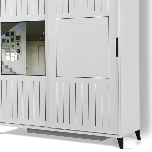 Kaappi Pasific Home Fuga - 120 kiiltävä valkoinen