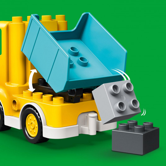 LEGO® 10931 DUPLO kaupunkiauto- ja tela-alustainen kaivinkone