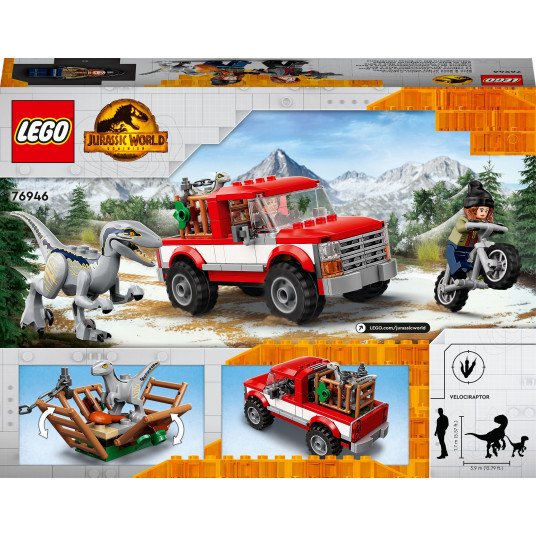 LEGO® 76946 JURASSIC WORLD Blue ja Beta vangitsevat velociraptorin