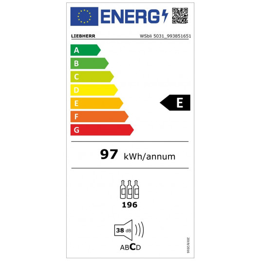 Viinijääkaappi Liebherr WSbli 5031 