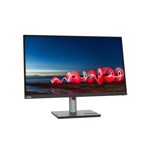 Lenovo ThinkVision T27h-30 27", IPS, QHD, 2560 x 1440, 16:9, 6 ms, 350 cd/m², musta, 60 Hz, HDMI-porttien määrä 1