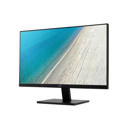 Acer V7 Series V227QABI 21,5" ZeroFrame LCD FHD 1920x1080/16:9/4ms/250/1m:1/1xHDMI/1xDP/VGA/musta