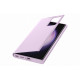 Kotelo Samsung Galaxy S23 Ultra Clear View Cover, lila ZS918CVE