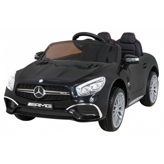 Lasten yksipaikkainen sähköauto Mercedes Benz AMG SL65 S, musta
