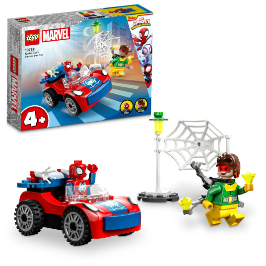 LEGO® 10789 MARVEL Hämähäkkimies-auto ja lääkärin mustekala