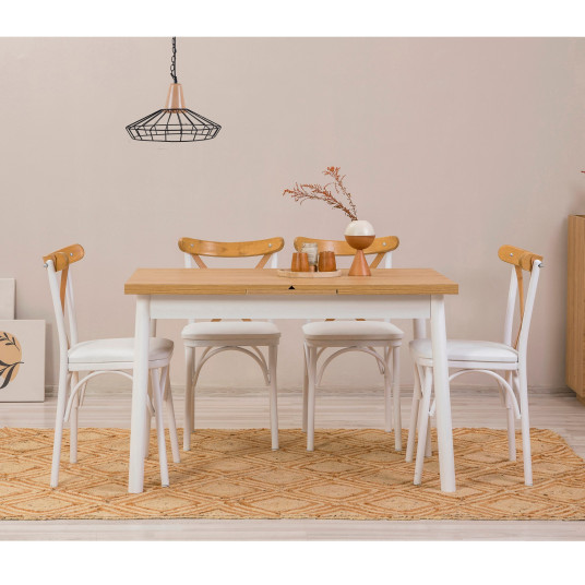 Ruokapöytä ja tuolit Hanah Home OLV-AC-TK1