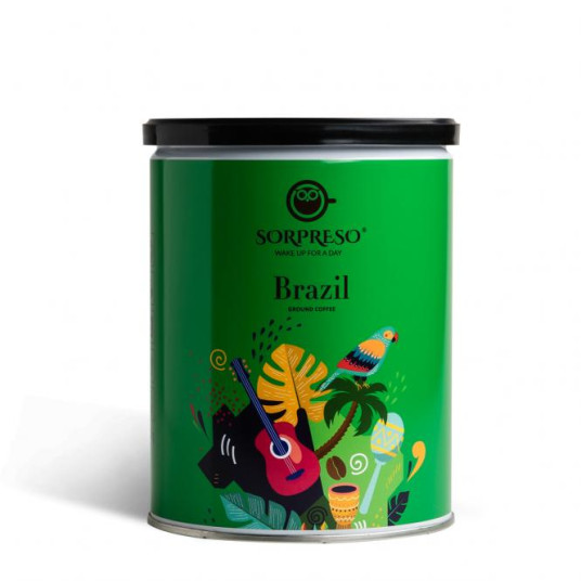 Jauhettu kahvi SORPRESO BRAZIL YELLOW BOURBON 250g (tölkki)