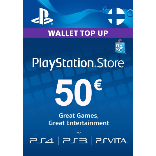 Täyttökortti Playstation Network Card 50EUR (FIN alue)