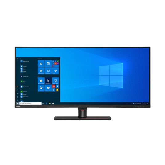 Lenovo ThinkVision P40w-20 39,7", IPS, WUHD, 21:9, 4 ms, 300 cd/m², musta, 5120 x 2160, 75 Hz, HDMI-porttien määrä 1, 1x Thunderbolt 4 -kaapeli (40 Gbps)