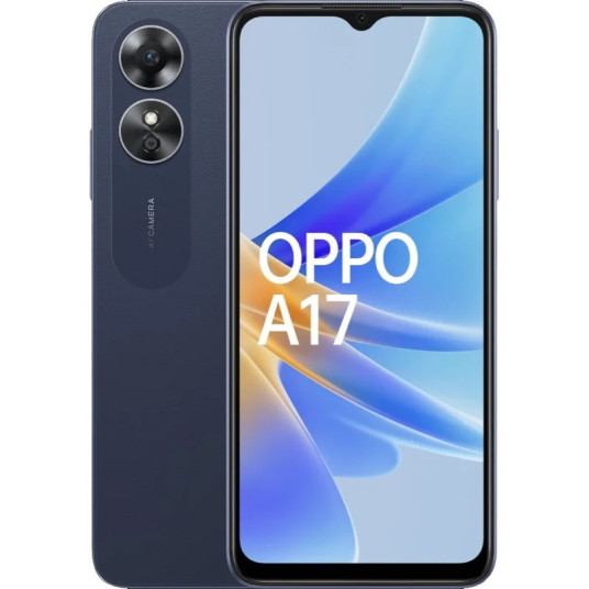 Älypuhelin Oppo A17 4GB/64GB Dual-Sim Midnight Black