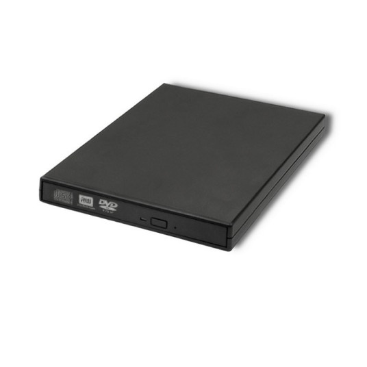 Qoltec 51858 ulkoinen DVD-RW-kirjoitin | USB 2.0 | Musta