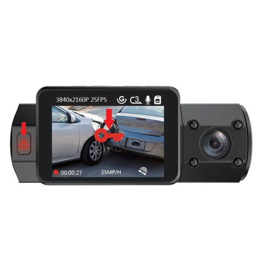 Vantrue N2S Dual 1440P -videotallennin