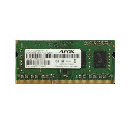 AFOX SO-DIMM DDR3 4G 1333MHZ MICRON CHIP LV 1.35V