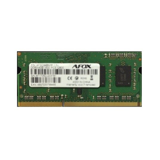 AFOX SO-DIMM DDR3 8GB muistimoduuli 1600 MHz