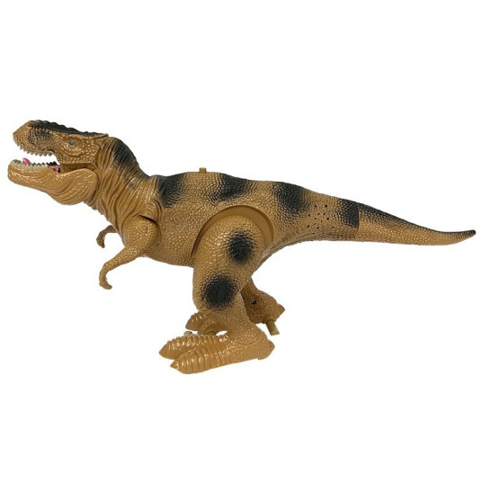 Liikkuva dinosaurus Tyrannosaurus ääni- ja valotehosteilla, vihreä