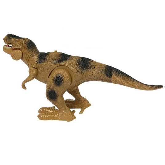 Liikkuva dinosaurus Tyrannosaurus ääni- ja valotehosteilla, vihreä