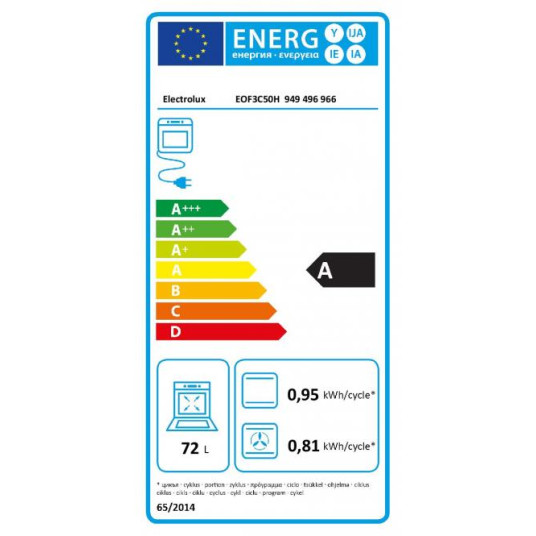 Uuni Electrolux EOF3C50H