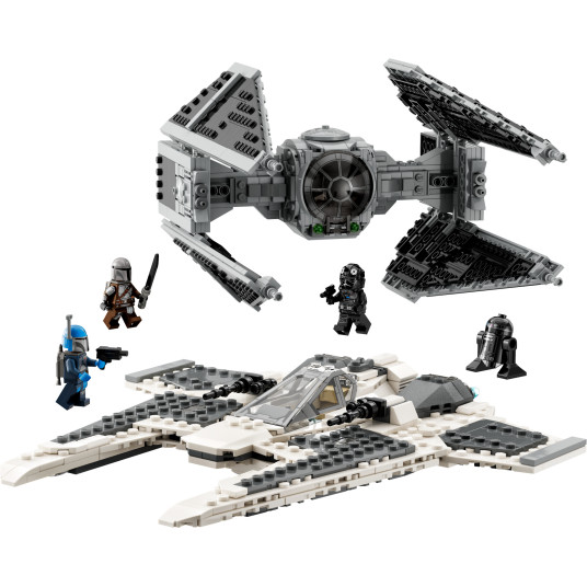 LEGO® 75348 Star Wars™ Mandalorian Fang Fighter vs TIE Interceptor™
