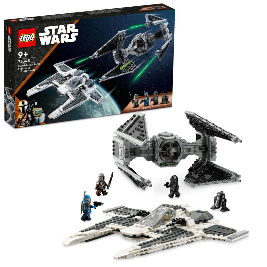 LEGO® 75348 Star Wars™ Mandalorian Fang Fighter vs TIE Interceptor™