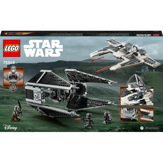 LEGO® 75348 Star Wars™ Mandalorian Fang Fighter vs TIE Interceptor™