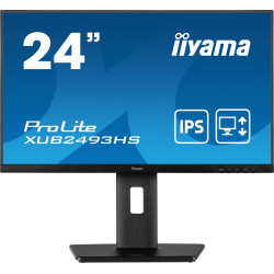 60,5 cm/24" (1920x1080) Iiyama ProLite XUB2493HS-B5 16:9 4ms IPS HDMI VESA Pivot kaiutin FullHD musta