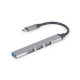 I/O-keskitin USB-C 4PORT/UHB-CM-U3P1U2P3-02 GEMBIRD