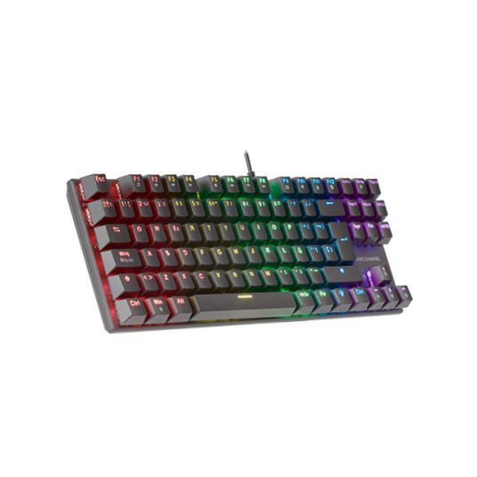 Mars Gaming MK80 Gaming mekaaninen näppäimistö RGB / ruskea kytkin / US