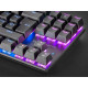 Mars Gaming MK80 Gaming mekaaninen näppäimistö RGB / ruskea kytkin / US