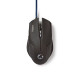 Hiiri Nedis GMWD100BK Gaming Mouse Black