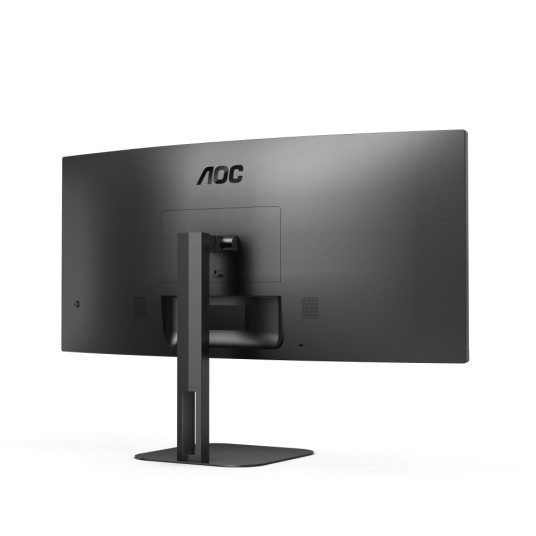 AOC Kaareva näyttö CU34V5C/BK 34", VA, WQHD, 3440 x 1440, 21:9, 4 ms, 300 cd/m², HDMI-porttien määrä 1, 100 Hz