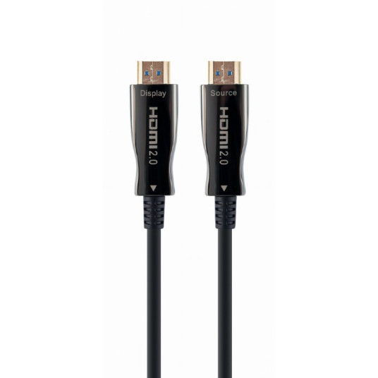 Gembird CCBP-HDMI-AOC-50M-02 HDMI-kaapeli HDMI Type A (vakio) musta