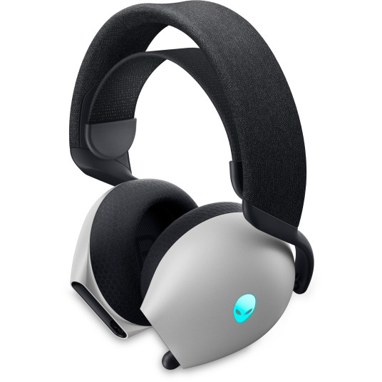 Dell Alienware Dual Mode Langattomat pelikuulokkeet AW720H Over-Ear, Sisäänrakennettu mikrofoni, Lunar Light, Melunvaimennus, Langaton