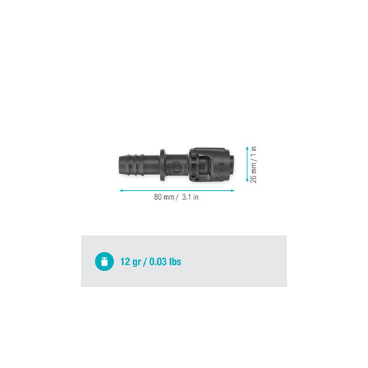 Yleisliitin Gardena "MDS" 13mm (1/2") 13220-20