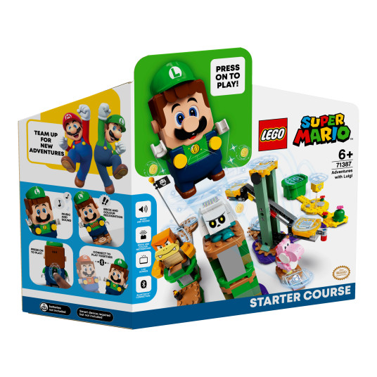 LEGO® 71387 SUPER MARIO™ Adventures Luigin aloitussetin kanssa