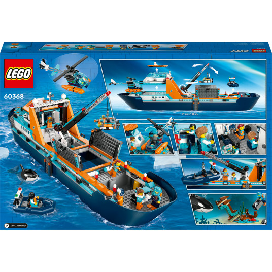 LEGO® 60368 CITY arktinen tutkimusalus