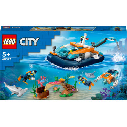 LEGO® 60377 CITY Diver Explorer -laiva