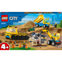 LEGO® 60391 CITY Rakennusautot ja nosturi...