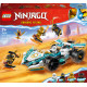 LEGO® 71791 NINJAGO Zane Dragon Power Spinjitzu -kilpaauto