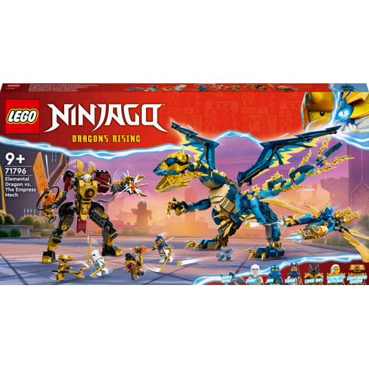 LEGO® 71796 NINJAGO Elemental Dragon vs. Robot Empress