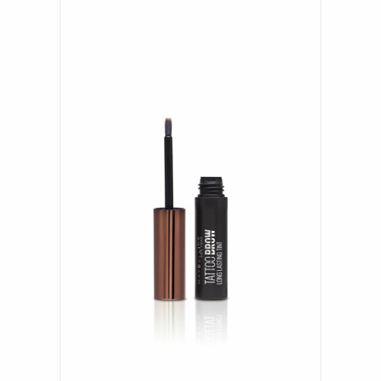 Maybelline - Puolipysyvä kulmakarvojen väri (Tattoo Brow Eyebrow Color) - Keskiruskea