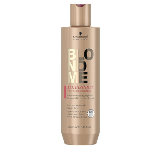 Schwarzkopf Professional - Ravitseva hoitoaine normaaleille ja vahvoille vaaleille hiuksille All Blondes (Rich Conditioner) - 250 ml